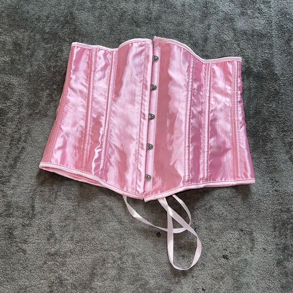 Pink mini corset